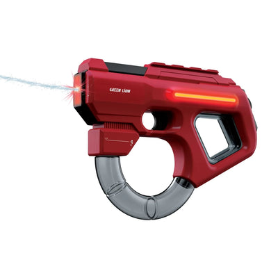 Green Lion GN95 Electric Water Gun Red with Continuous Shooting and LED Flame Effect by Siddiq Gifts