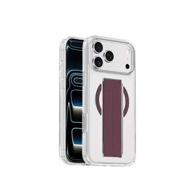 Green Lion MagSafe Grip Case for iPhone 18 Pro Burgundy by Siddiq Gifts
