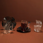 GT1150 Tea & Cawa Cup Set – 18-Piece Black Premium Serving Collection