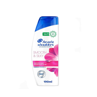 Head & Shoulders Smooth & Silky Anti-Dandruff Shampoo 190ml by Siddiq Gifts