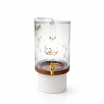 HMR10114 Glass Beverage Dispenser with Tap – 5.3 L Capacity | Siddiq Gifts – Mussafah Abu Dhabi