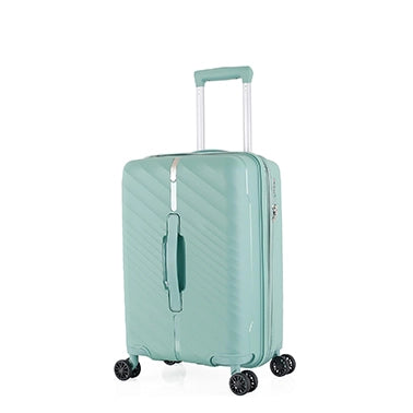 HT Trolley Case Green PP Hard Shell Spinner Suitcase with TSA Lock and 360 Degree Wheels by Siddiq Gifts