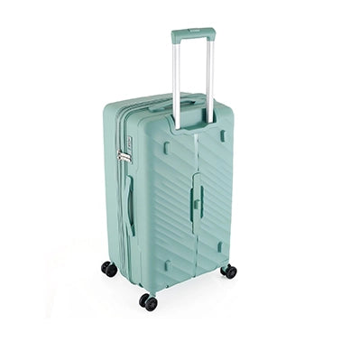 HT Trolley Case Set Green 3 Piece PP Hard Shell Spinner TSA | Siddiq Gifts