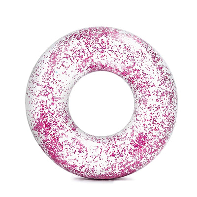 Intex Sparkling Glitter Tube 1.19 M Inflatable Swim Ring Siddiq Gifts