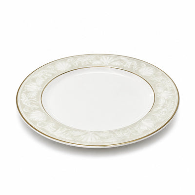 Ivory Porcelain Collection Gold Accent Dinnerware Collection Siddiq Gifts