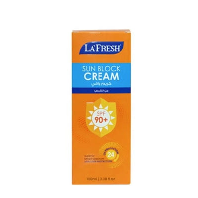 LAFRESH Sun Block Cream 100ml Broad Spectrum UVA UVB Protection Siddiq Gifts