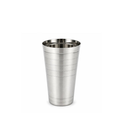 Lassi Stainless Steel Tumbler, 9.5 × 15 cm, in Silver for Serving Lassi, Water, Juice, Milk, and Everyday Beverages at Siddiq Gifts.