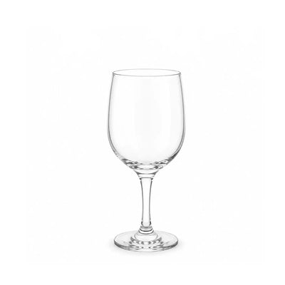 Elegant Clear LAV Fame Goblet Glass Cup With A Classic Stemmed Design, Ideal For Serving Water, Juice, Mocktails, And Other Beverages During Everyday Dining, Gatherings, And Special Occasions At Siddiq Gifts.