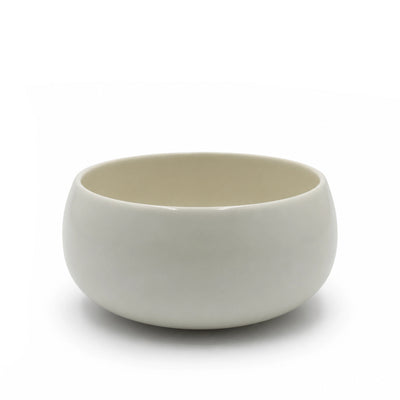 Luhpar Ceramic Salad Bowl 12.5 CM Cream White Serving Bowl Siddiq Gifts