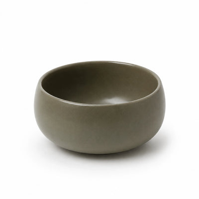 Luhpar Ceramic Salad Bowl 12.5 CM Taupe Brown Serving Bowl Siddiq Gifts