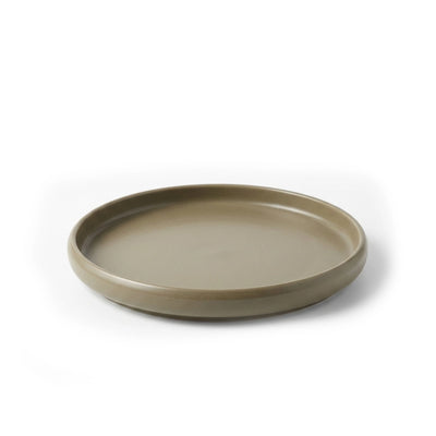 Luhpar Ceramic Salad Plate 22.1 CM Taupe Brown Serving Plate Siddiq Gifts