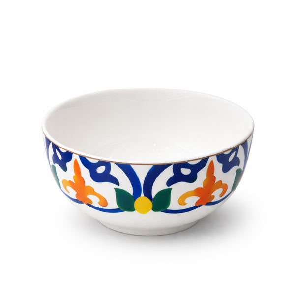 LUHPAR D24130D Ceramic Cereal Bowl – 5.5″ – Multicolor Design | Siddiq Gifts Mussafah Abu Dhabi
