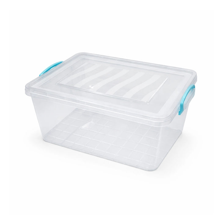 M465 Storage Box – 25L Plastic Container With Lid & Side Handles ...