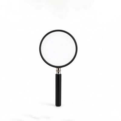 Magnifying Glass 70 mm Handheld Reading Magnifier Black Siddiq Gifts