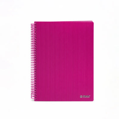Maxi A4 Spiral Display Book 60 Pockets Pink by Siddiq Gifts