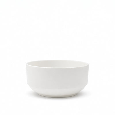 Elegant White Melamine Glossy Round Bowl Measuring 13.3 Cm, Ideal For Serving Soups, Salads, Snacks, Desserts, Side Dishes, And Small Portions At Siddiq Gifts.