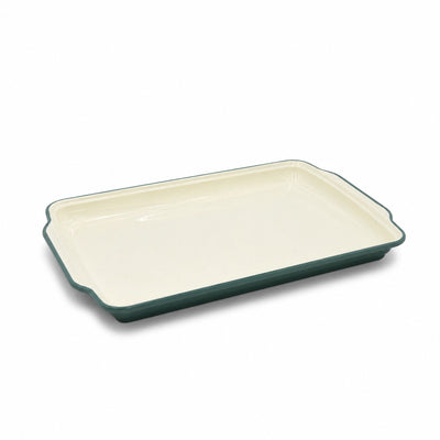 Melamine Serving Tray 50 × 36 cm Blue Grey Siddiq Gifts