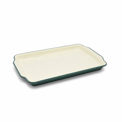 Melamine Serving Tray 50 × 36 cm Blue Grey Siddiq Gifts