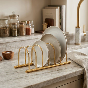 Metal Plate Holder Rack 6 Slot by Siddiq Gifts