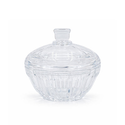 MS1202ZL Glass Sugar Bowl Clear Serving Bowl With Lid From Siddiq Gift Shop