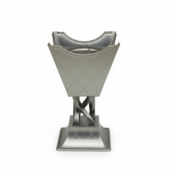 MT-107MB Matte Black Traditional Arabic Mabkhara Incense Burner – 23 cm – Siddiq Gifts Mussafah Abu Dhabi