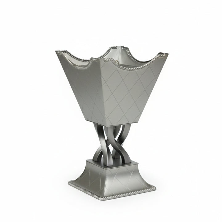 MT-108MB Matte Black Traditional Arabic Mabkhara Incense Burner – 20 cm – Siddiq Gifts Mussafah Abu Dhabi