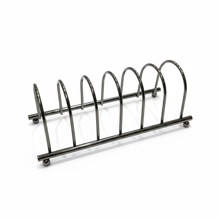 MT-43B Stainless Steel Plate Holder – Black Premium Plate Stand – Siddiq Gifts Mussafah Abu Dhabi