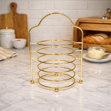 MT-88G metal plate holder stand 30cm height in gold finish for decorative plate and platter display – Siddiq Gifts Mussafah Abu Dhabi