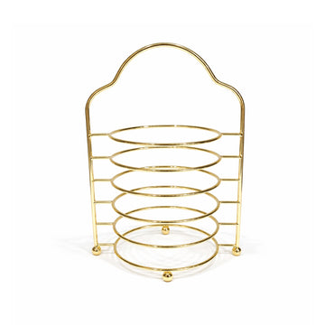 MT-88G metal plate holder stand 30cm height in gold finish for decorative plate and platter display – Siddiq Gifts Mussafah Abu Dhabi