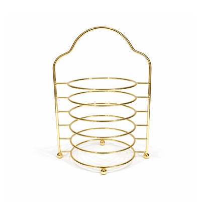 MT-88G metal plate holder stand 30cm height in gold finish for decorative plate and platter display – Siddiq Gifts Mussafah Abu Dhabi