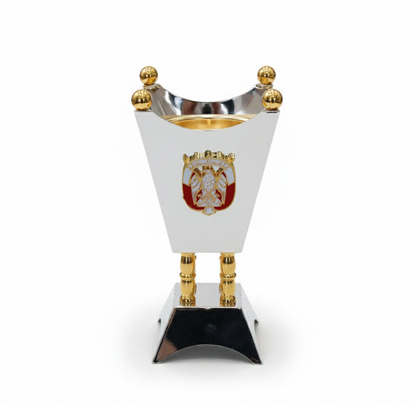 MT-AD-LG UAE National Day Edition Incense Burner – 20 cm Silver & Gold – Siddiq Gifts Mussafah Abu Dhabi