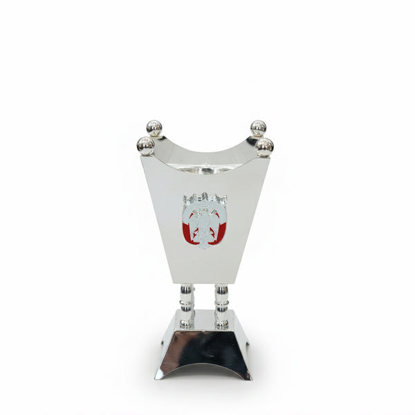 MT-AD-SS UAE National Day Edition Incense Burner – 18 cm Silver – Siddiq Gifts Mussafah Abu Dhabi