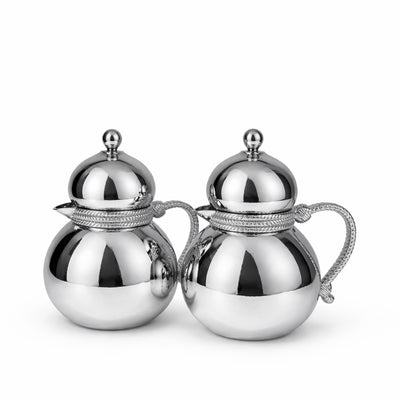 NB6110-C Vacuum Flask 2-Piece Set – 0.5L & 0.7L Silver Finish | Siddiq Gifts Mussafah Abu Dhabi