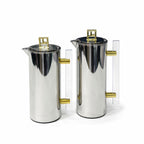 NB6290B Vacuum Flask 2-Piece Set (0.7 L + 1.0 L) – Nickel Finish with Gold Accents