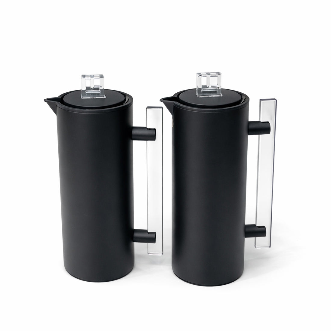 NB6290H Vacuum Flask 2-Piece Set (0.7 L + 1.0 L) – Black Finish with Acrylic Handle