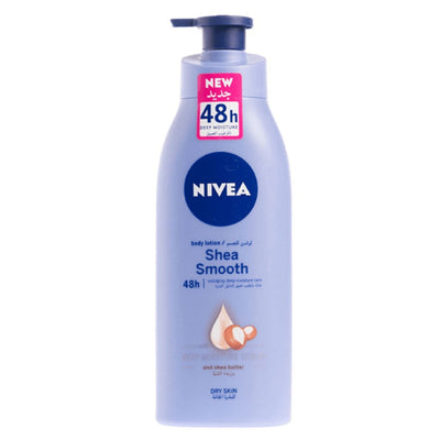 NIVEA Smooth Sensation Body Lotion With Shea Butter In A 400 Ml Bottle, Designed For Dry Skin To Moisturize, Nourish, And Soften The Skin For Everyday Body Care At Siddiq Gifts.
