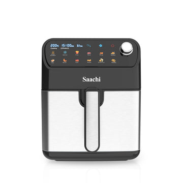 Saachi NL-AF-4787D 7.0L digital air fryer with touch control and 12 preset programs – black and silver | Siddiq Gifts Mussafah Abu Dhabi