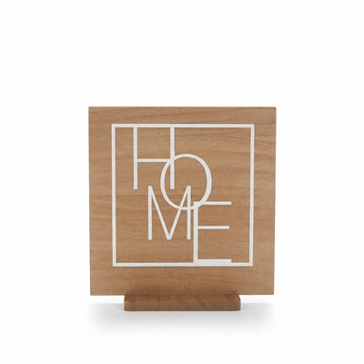 Wooden Table Stand Home Decorative Desk Sign 15 × 15 cm by Siddiq Gifts
