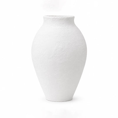 SCM-446 Paper Mache Large Flower Vase 58 cm White Decorative Floor Vase Siddiq Gifts