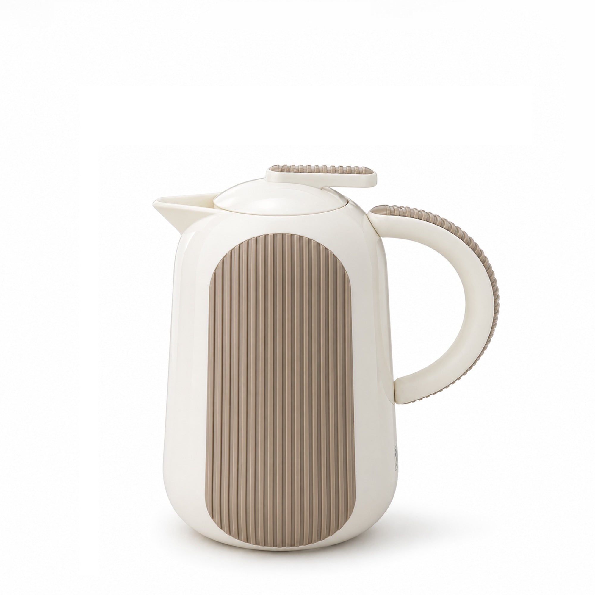 Parati Vacuum Flask 0.5L Ribbed Design Ivory Beige | Siddiq Gifts