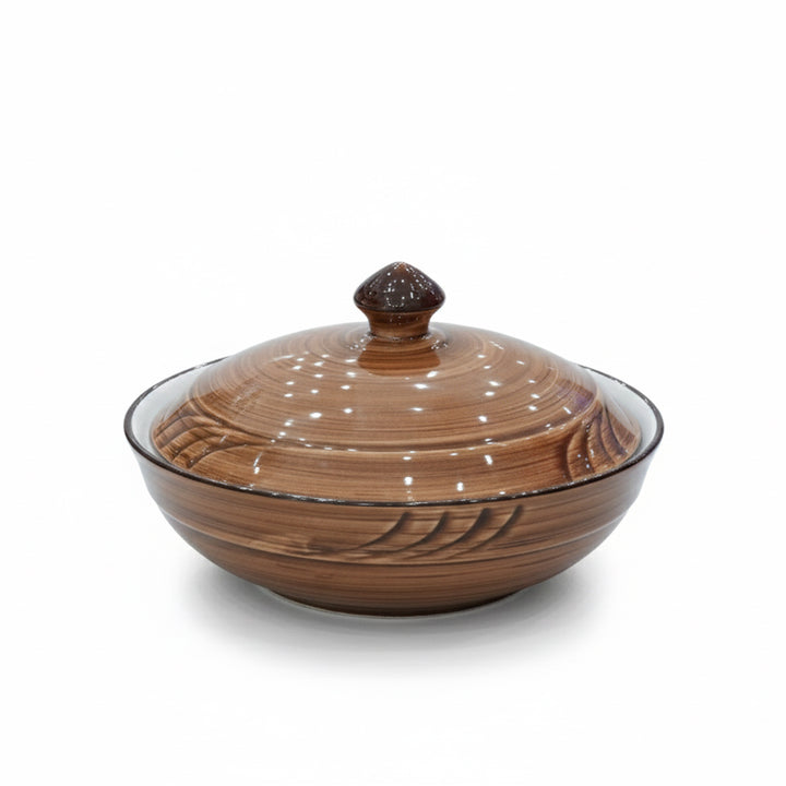 PD2228-KX-8 Halva Bowl with Lid – 8 Inch Ceramic Serving Bowl – Siddiq Gifts Mussafah Abu Dhabi