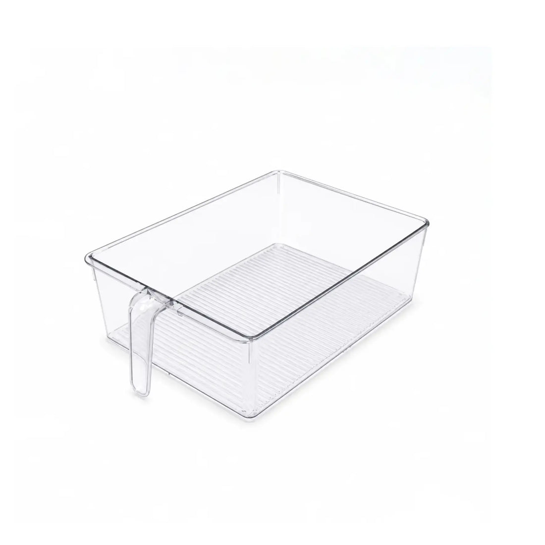 NA-76405 PET Fresh Box Fridge Organizer Storage Bin with Handle – 30 × 20 × 9 cm – Transparent