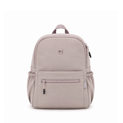 Pink Backpack, 34 × 34 cm, Featuring Multiple Zipper Compartments and Adjustable Straps for Everyday Essentials, Travel, Work, and Casual Use at Siddiq Gifts.