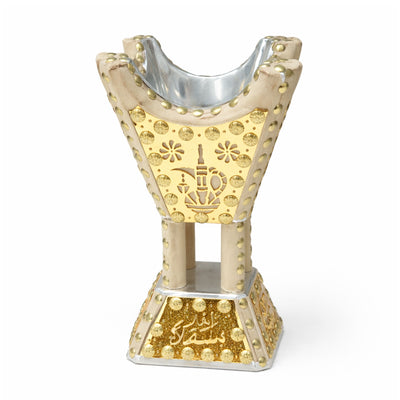 PK3401 decorative bakhoor incense burner 12 inch gold Arabic coffee pot design mabkhara – Siddiq Gifts Mussafah Abu Dhabi