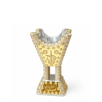 PK3401 decorative bakhoor incense burner 8 inch gold Arabic coffee pot design mabkhara – Siddiq Gifts Mussafah Abu Dhabi
