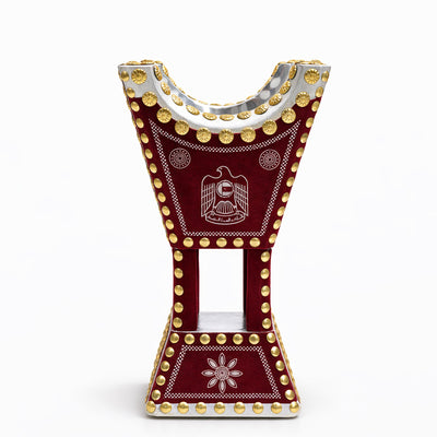 PK3416 decorative bakhoor incense burner 10 inch red and gold traditional Arabic mabkhara – Siddiq Gifts Mussafah Abu Dhabi