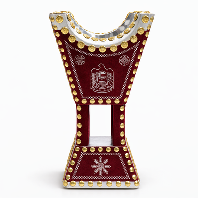 PK3416 decorative bakhoor incense burner 12 inch red and gold traditional Arabic mabkhara – Siddiq Gifts Mussafah Abu Dhabi