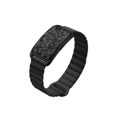 Porodo TrackFit Arc Smart Fitness Tracker in Black with SpO2 Monitoring, App Support, and a Magnetic Strap for Everyday Fitness Tracking at Siddiq Gifts.