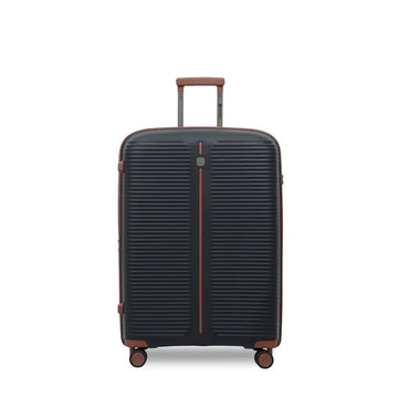 PRESIDENT Trolley Case Black Expandable Trolley Case With TSA Lock And 360 Spinner Wheels Siddiq Gifts