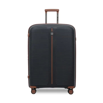 PRESIDENT Trolley Case Black Expandable Trolley Case With TSA Lock And 360 Spinner Wheels Siddiq Gifts